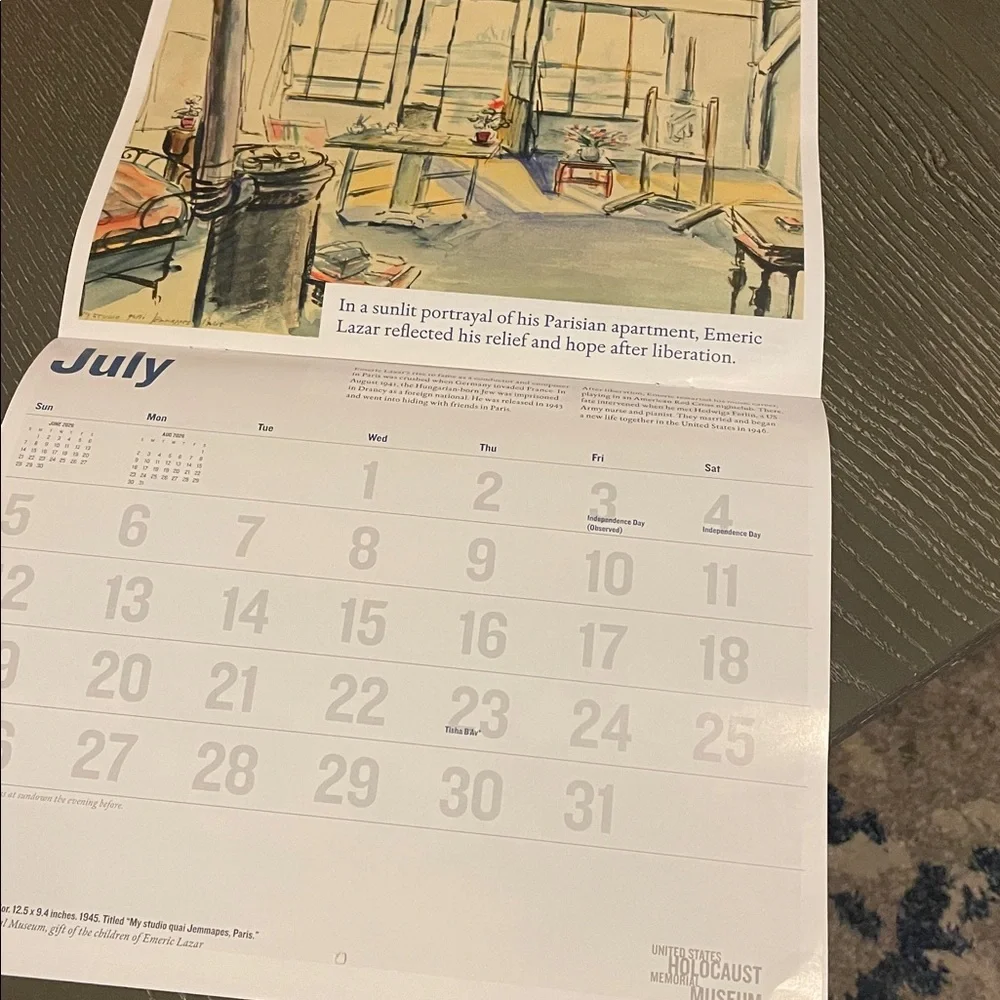 Art as a Lifeline 2026 Calendar
